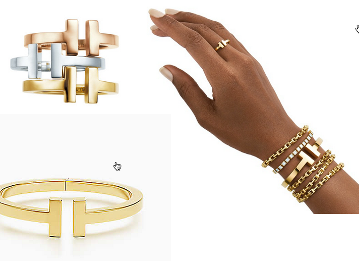 Powerful, energetic and daring the Tiffany T Bracelet